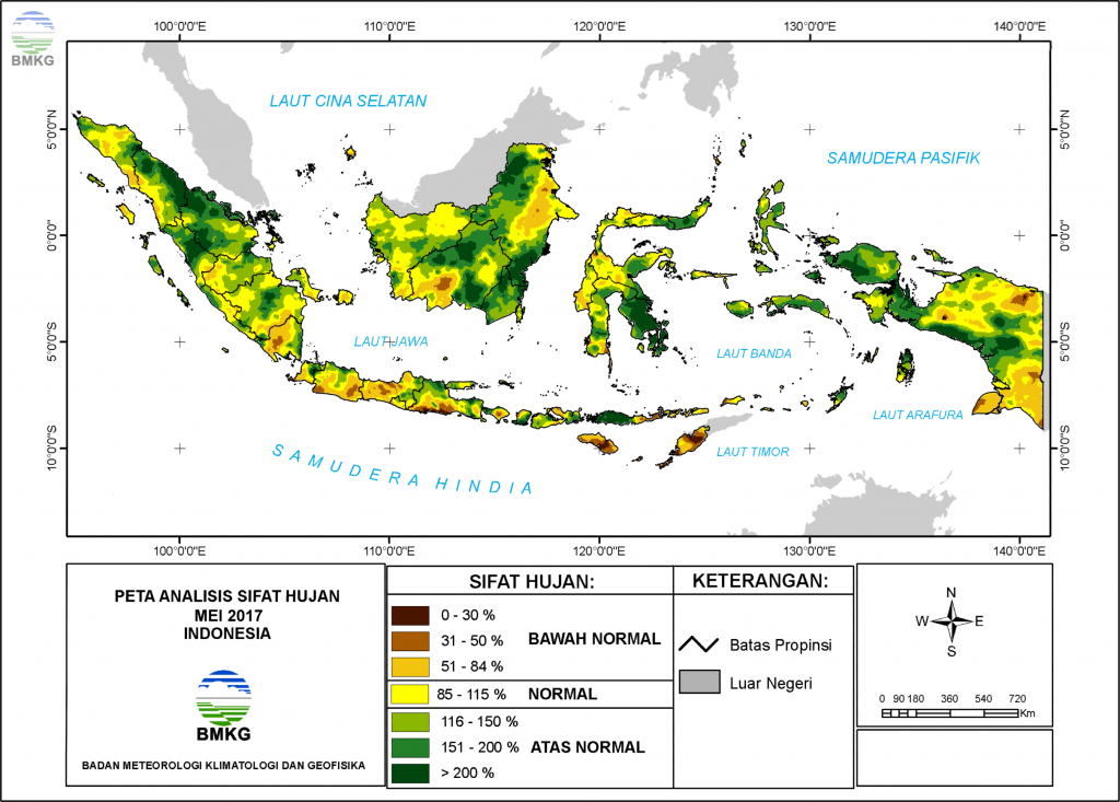 Analisis Curah Hujan dan Sifat Hujan Bulan Mei 2017 | BMKG