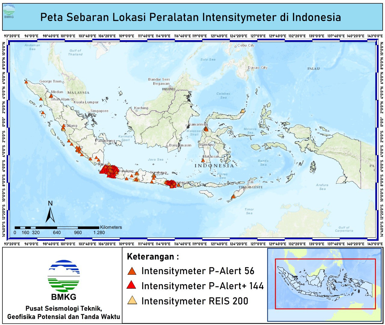 Jaringan Accelerograph Dan Intensity Meter | BMKG